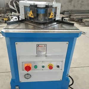 [Hot Item] 90 Degree Angle Cutting Notching Machine Hydraulic Notcher Steel Plate