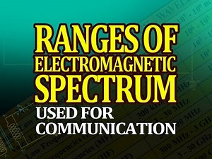 Ranges of Electromagnetic Spectrum Used for Communication