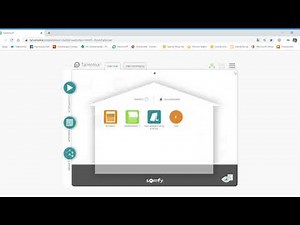 TaHoma Smart Menu Zonsensor instellen