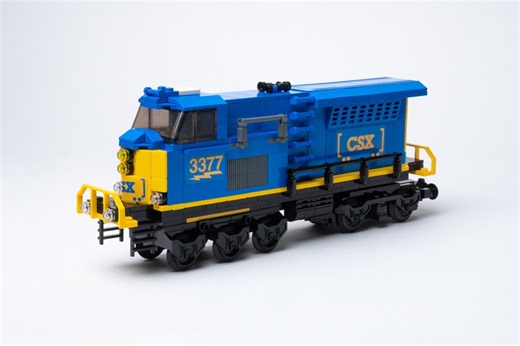 LEGO MOC-176439 CSX Freight Locomotive (GE Evolution Tier 4) (Train 2024)