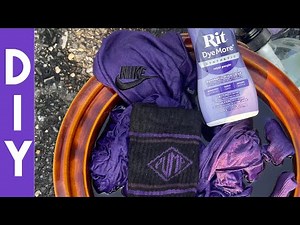 First Time Using Royal Purple Rit Dye 😅 Fast & Easy DIY