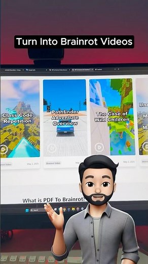 How to turn Boring PDFs into Brainrot Videos #ai #aiwebsites