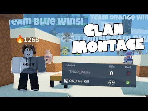 Meet The Only Clan Better Than LZ and TANQR Clan (Roblox Bedwars Montage)