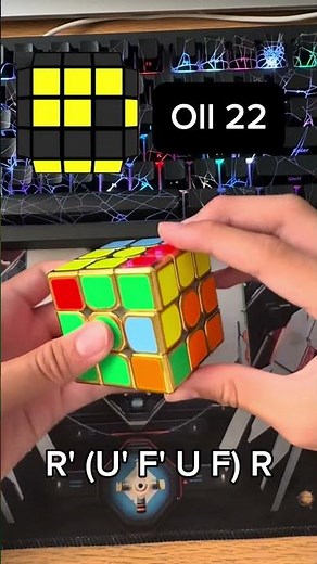 Learn OLL 22 FAST ⚡ Easy Algorithm + Finger Tricks