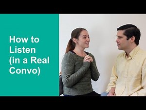 Reflective Listening exercise [Communication technique in real conversation]