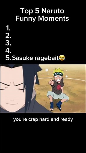 Top 5 Naruto Funny Moments🔥😂