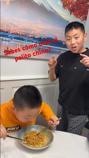 Sabes cómo usar el palito chino?#palitochino
