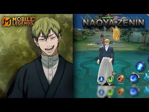 NAOYA ZENIN | Badang Custom Skin Showcase | MLBB X JUJUTSU KAISEN