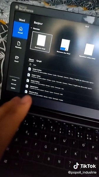 Comment récupérer Word après réinitialisation du PC au lycée