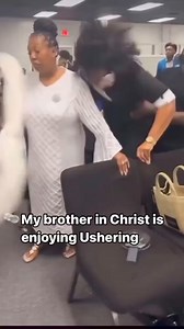 544K views · 5.6K reactions | 樂Your thoughts on how he's holding her, and whether or not it would've been more appropriate for a woman to usher her? | Best Moments In Church | Facebook