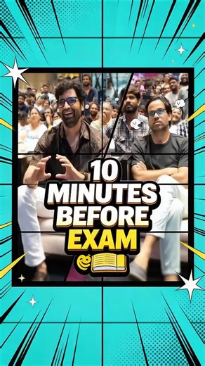 10 Minutes before exam 😂| Vedantu Learning Centre #vedantu #vedantutelugu #jeememes #neetmemes #jee