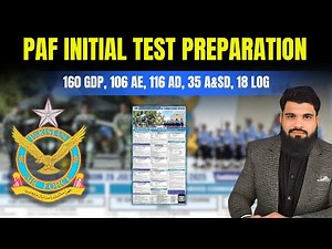 PAF Test Preparation Strategy 2025 | Gdp, CAE, SSC, AD, A&SD, LOG | EduSmart