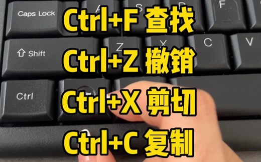 Ctrl快捷键组合，快速掌握电脑快捷键技能