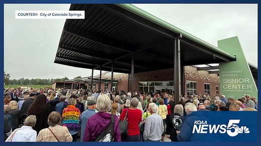 New Colorado Springs Senior Center opens its doors