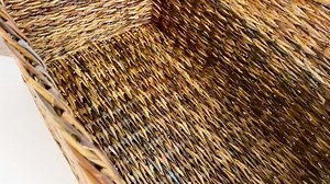 Large Rectangular Wicker Storage Basket With Label and Bamboo Handles for Shelf, Woven Drawers for Cubby, Closet Organise, Farmhouse Decor - Etsy