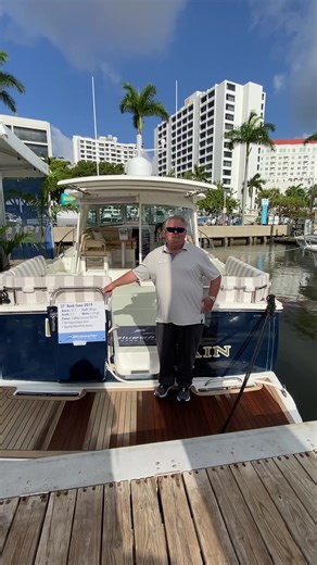 Join Bluewater Sales Professional Jud Black for a quick look at the 2019 Back Cove 37 Downeast. See this boat all weekend between ramps 10 and 11 at the Palm Beach Boat Show! | Bluewater Yacht Sales