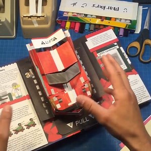 2.4K views · 58 reactions | Today we are learning to make a Pull Tab Pop-Up Page. Send me pictures or videos of your crafts! I want to see them. Tag me in any photos you would like me to see on the social media links posted below. Just make sure, if you are a kid, that you ask for a parent's permission first before you post. Make your own Pull Tab Pop-Up Page: https://youtu.be/fJ7ffsgDxJ0 | Pop-Up Books by Matthew Reinhart | Facebook