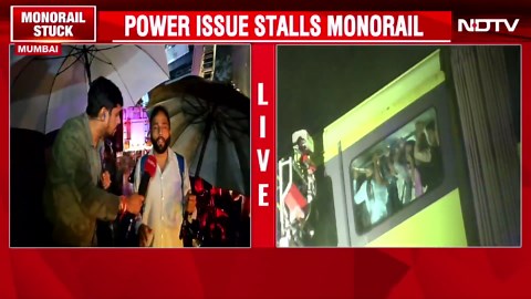Mumbai Monorail | Mumbai Monorail Breaks Down Amid Heavy Rain, Nearly 100 Passengers Inside