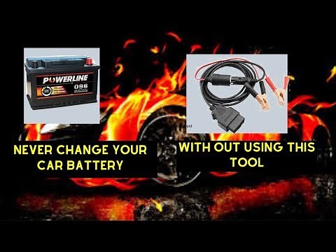 How to replace a car battery~~ without loosing your cars memory