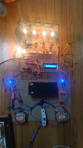 Automatic Load Sharing between 2 Transformers 💡 #engineeringprojects #youtubeshorts