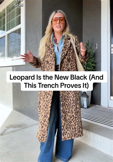 Leopard Trench Coat: Elevate Your Outfit Effortlessly