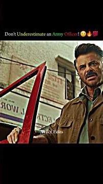 Don't underestimate an Army Officer! 😏🔥💯 #shortsfeed #attitudeshorts #bollywood #army #anilkapoor