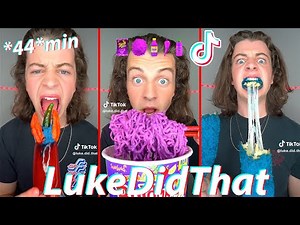 NEW *44 min* Funny LukeDidThat TikToks 2023 - Best Luke Did That Trying Spicy Food TikTok Videos