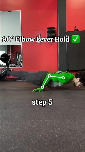 Try this 90° Elbow Lever Hold tutorial step by step #sports #fitness #trending
