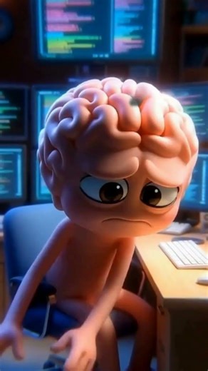 The Brain Who Forgot How to Focus 🧠 | Funny AI Animation About Distraction
