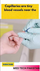 Capillary Puncture DEMO #serum #bloodborne #science #nursingstudent #mltiktok #new