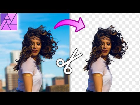 How to properly isolate people and hair | Affinity Photo Tutorial German
