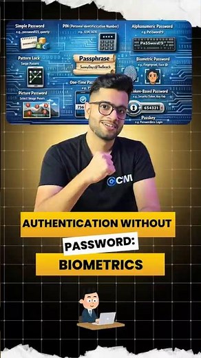 Authentication without Passwords: Biometrics ☝️
