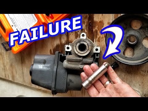 HOW TO REPLACE POWER STEERING PUMP FAILURE 2004 GMC ENVOY