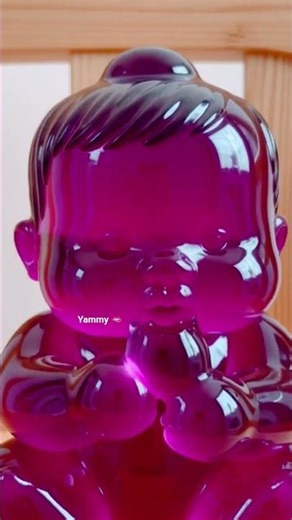 Purple Jelly Baby ASMR 😍 | Relaxing Feeding Sounds