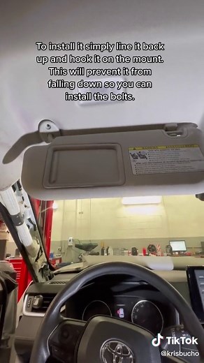 Toyota Sun Visor Replacement Guide