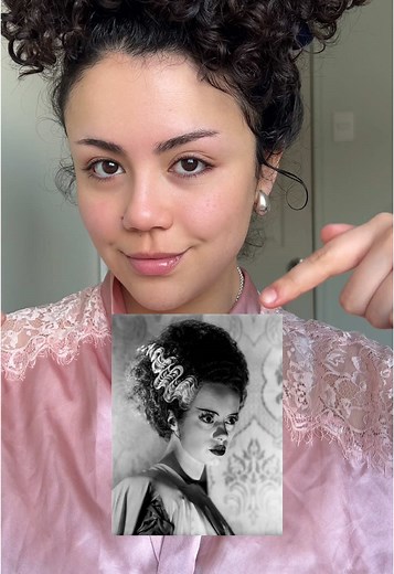 Bride of Frankenstein Makeup Tutorial for Halloween Transformation