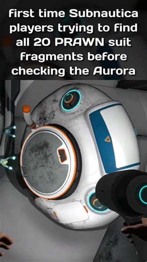 Subnautica Players Collecting Prawn Suit Fragments