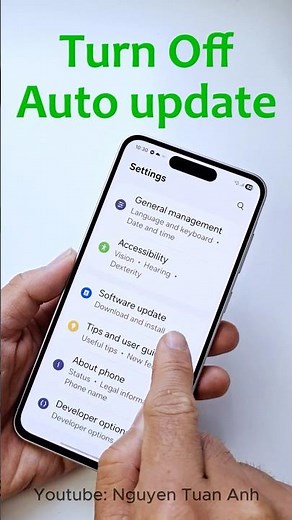 How to turn off auto update android
