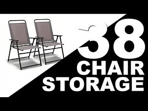 Genius Folding Camping Chair Storage Hack for Camper Vans | RAM Promaster DIY