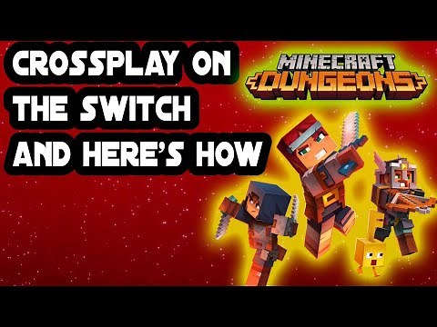 CROSSPLAY MINECRAFT DUNGEONS ON THE SWITCH AND HERE'S HOW!