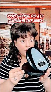 1992: More of us were switching to CDs and the CD Discman was awesome. #cdplayer #90snostalgia #90s