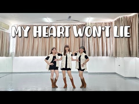 NEW DANCE (D'BLOSSOM) | My Heart Won’t Lie | LINE DANCE | Intermediate | Heru Tian