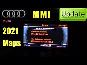 Audi MMI Update with 2021 Maps. 5.32.2