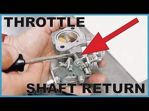 HOW TO: Throttle Shaft Return Spring Replacement for you Go Kart Carburettor - POWER REPUBLIC