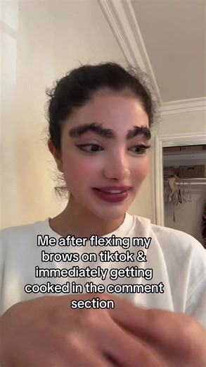 Who wants a brow tutorial #bushybrows #arabgirl #middleeastern #arabbrows #relatable