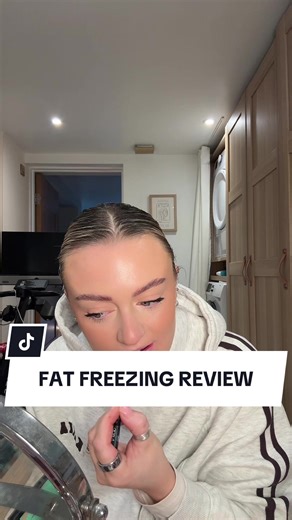 Replying to @kel Fat Freezing Review (bit gross) 😂🫣😳 I’ll let you know how the next treatment goes and the full results in 4 weeks 🙌🏼