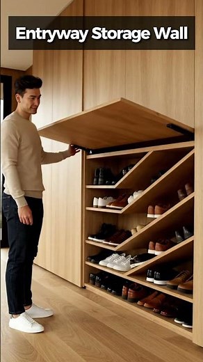 Shoe Storage That Actually Looks Good #coolgadgetshome #gadgetsforhome