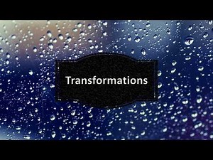 Transformations of Functions
