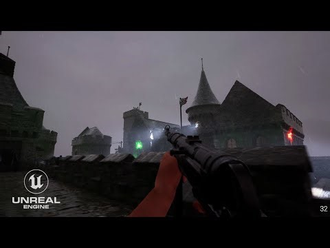 [4K90] Return to Castle Wolfenstein Remake in Unreal Engine 5 looks amazing Gameplay Demo Showcase