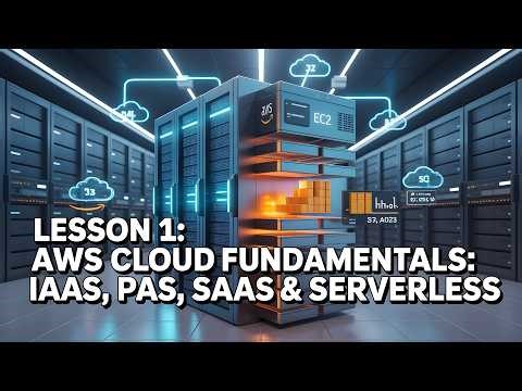 Lesson 1: AWS Cloud Fundamentals: IaaS, PaaS, SaaS & Serverless